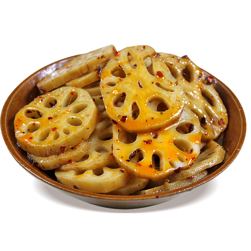 小七陈卤 香辣藕片75gx3麻辣零食卤味好吃的