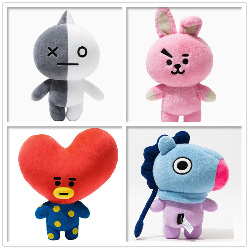 防弹少年团玩偶_bts防弹少年团周边 bt21 金泰亨 公仔毛绒玩具布娃娃