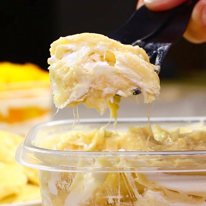 榴芒一刻 榴莲千层盒子 金枕榴莲盒子休闲零食蛋糕450g顺丰包邮