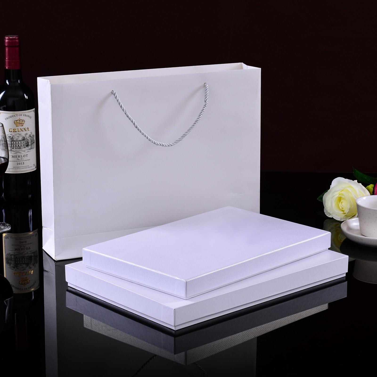 包装盒 长方形 高档_时尚礼品盒白色长方形精美礼物包装盒高档天地盖