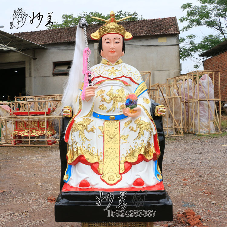 九天玄女九天玄母九天圣母九天娘娘神像树脂佛像供奉摆件厂家直销