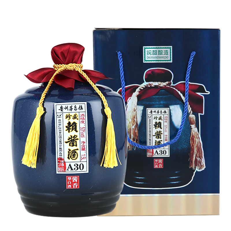 5l大坛3斤酱香型礼盒装 贵州白酒