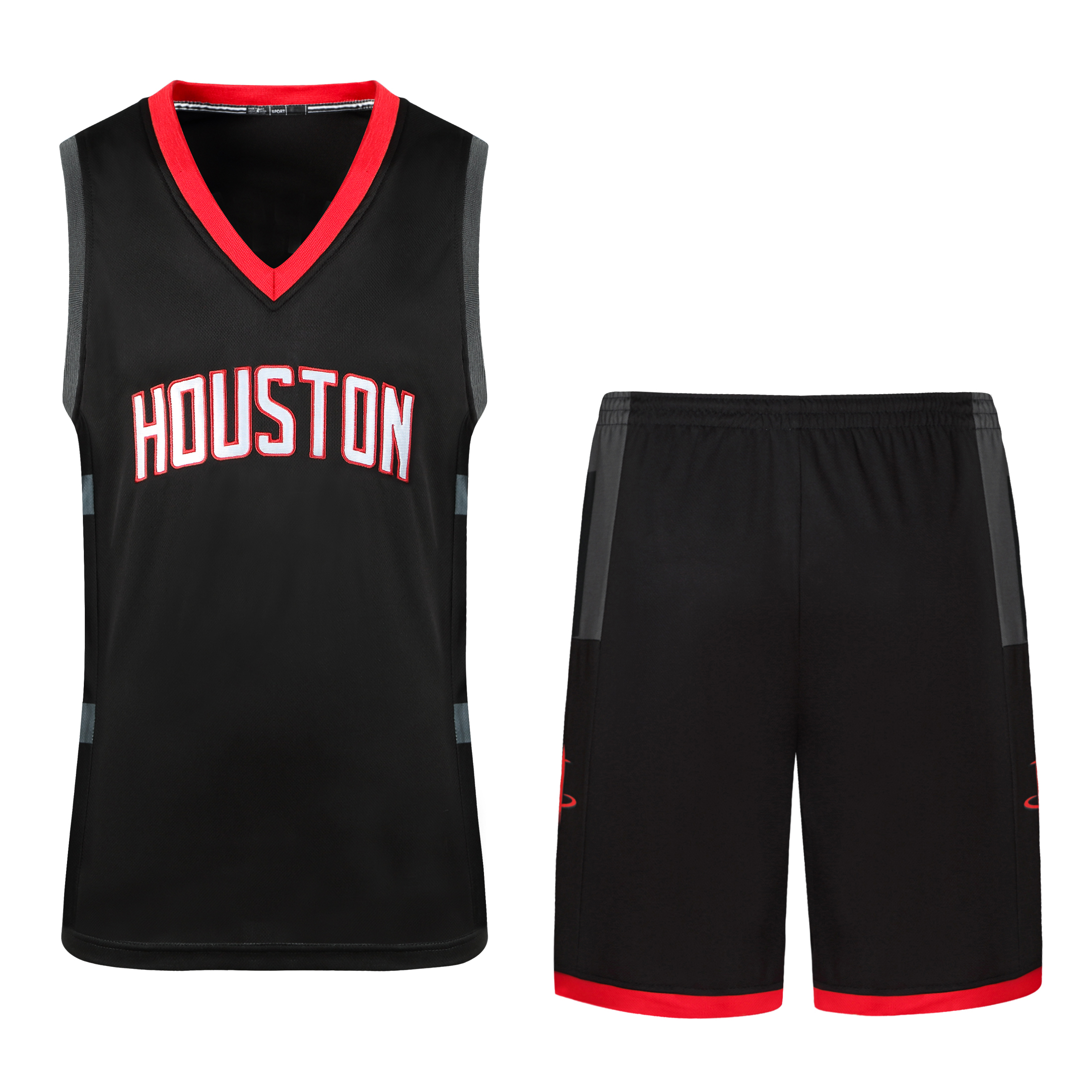 特价保罗球衣_火箭队球衣篮球服定制印号印字diy哈登保罗刺绣套装篮球