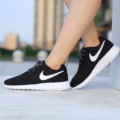 nike女鞋roshe run one夏季黑白运动鞋休闲透气跑步鞋844994-002