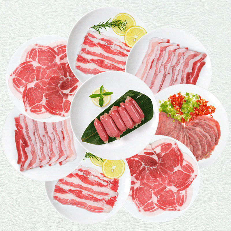 一折韩式烤肉食材