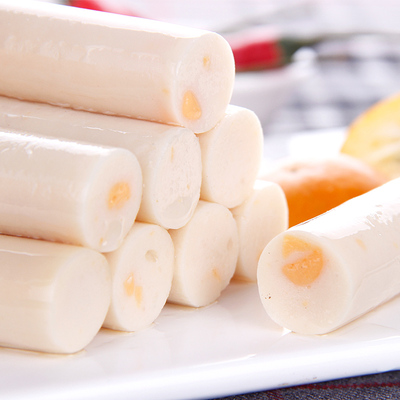 力诚鳕鱼肠50支桶装 原味芝士味宝宝儿童即食小鱼肠零食小吃 2斤