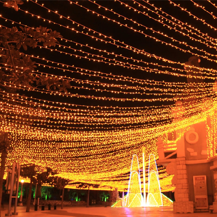 热销串灯 满天星 室外_led串灯彩灯闪灯圣诞装饰灯节日灯串街道室外
