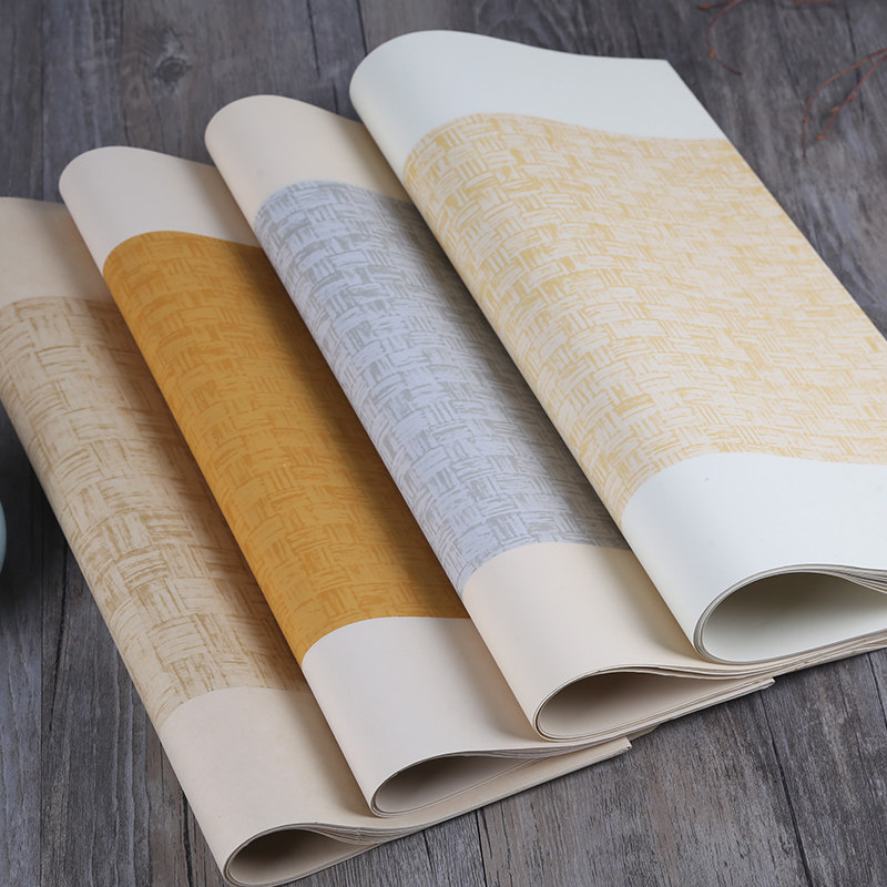 宣纸半生半熟条屏毛笔字书法专用作品纸参展横幅比赛用纸行草篆隶楷书