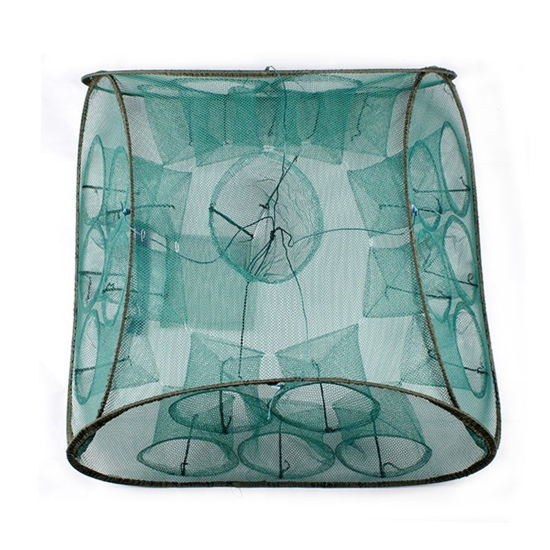 黄鳝捕鱼自动抓鱼工具网折叠网海鱼网笼虾笼蟹笼手抛网捕鱼笼