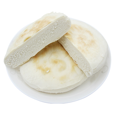 甘肃特产平凉特色小吃原味白饼子小锅盔非西安百吉饼6个包邮