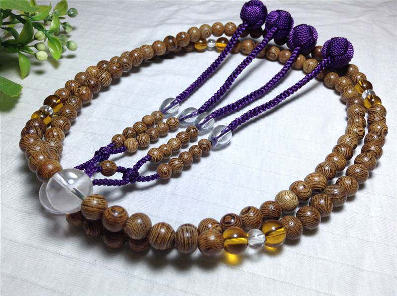 珠香堂唐密东密真言宗念珠鸡翅木佛珠8mm包邮可挂汽车后视镜