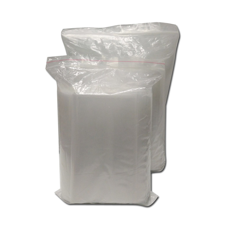 pe自封袋透明塑料袋加厚塑封口密封包装袋收纳袋40*60cm 90个/包