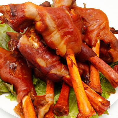 清真胡家羊蹄子500g即食零食熟食特产清真小吃羊肉熏烤羊蹄包邮