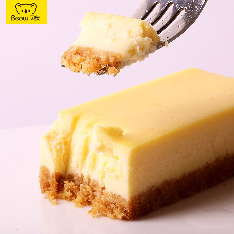 拍2立减 贝奥青森芝士条南瓜紫薯2枚重乳酪芝士蛋糕零食休闲点心