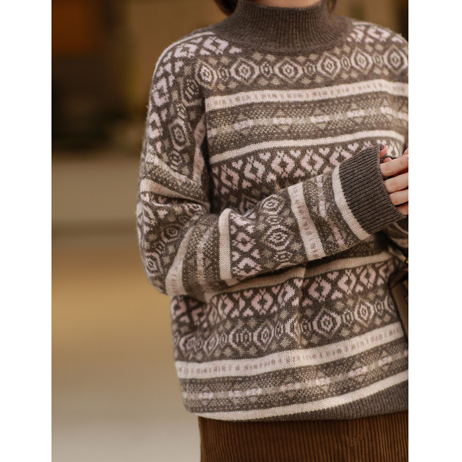 特价北欧风毛衣女 复古