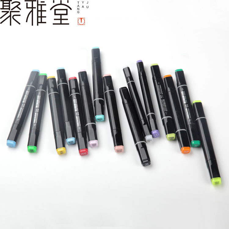 法卡勒3代马克笔_法卡勒三代马克笔finecolour3代软头黑杆酒精性双头