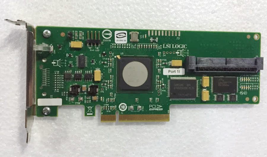sas磁盘阵列卡安装图解,磁盘阵列卡安装图解 阵列卡 sas hp sas3042e b3 001 447431 sas3042e 惠普hp