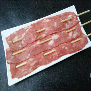 培根 户外烧烤食材配送bbq野餐烤串肉串半成品 培根串/5串