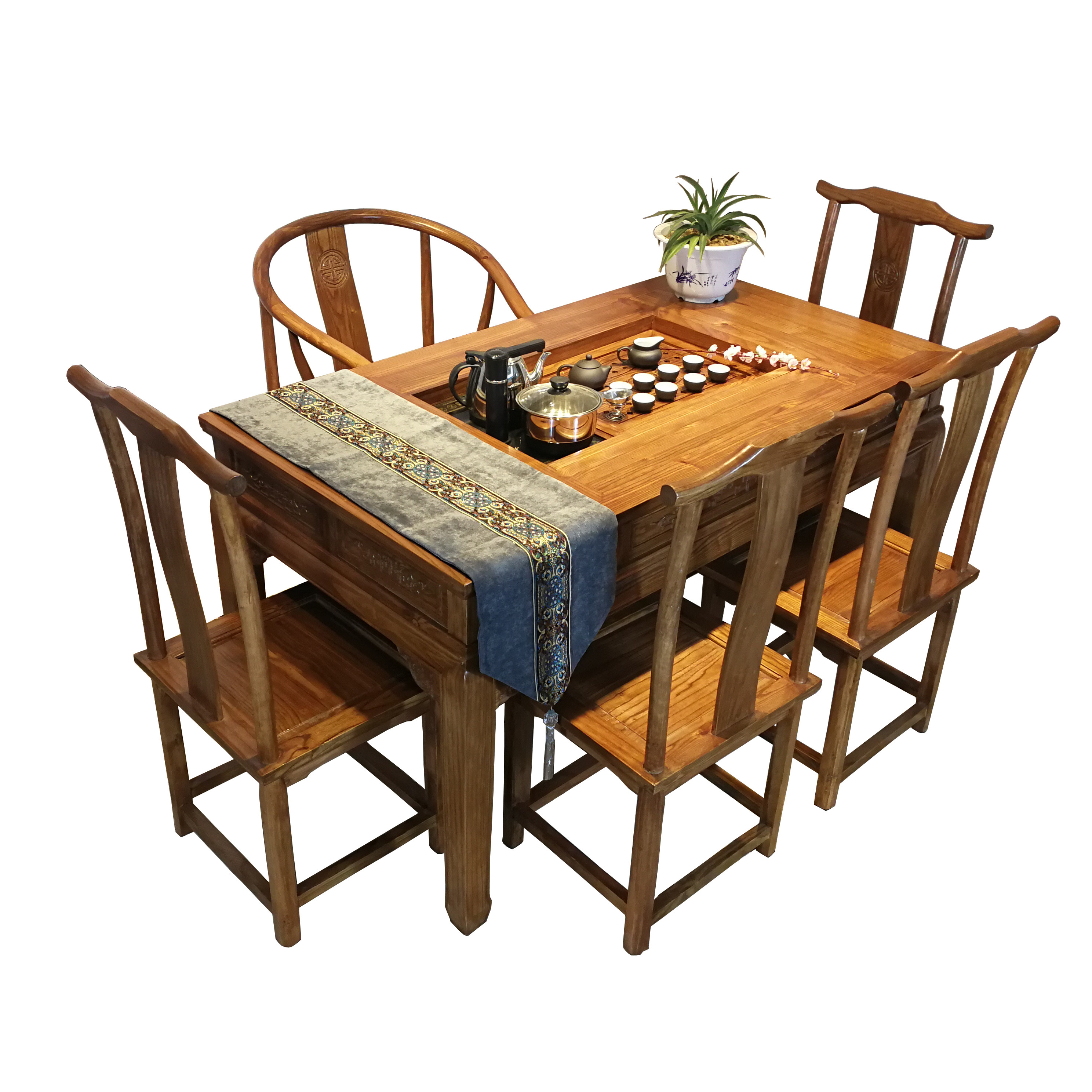 喝茶聊天会客,升降功夫茶桌来帮你