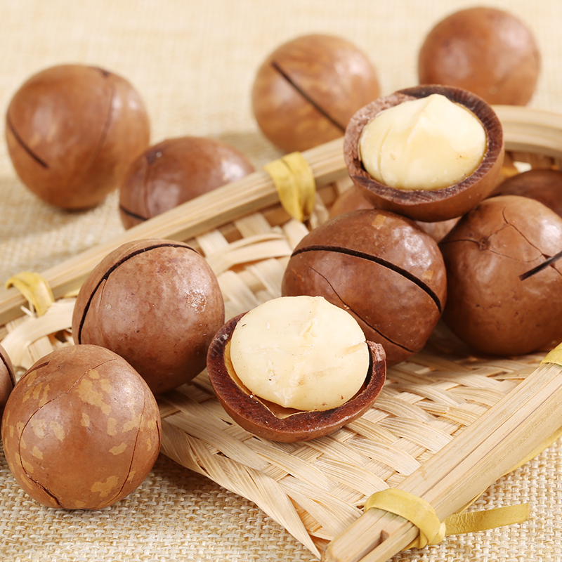【净重500g】【大颗粒】夏威夷果500g秒杀 果仁整箱批发散装零食