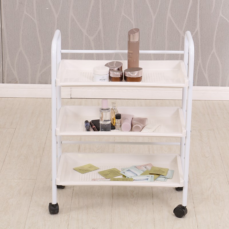 美容推车铁艺美容车美容院小推车三层美甲置物