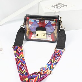 透明包包2018新款女包小包斜跨包迷你单肩包