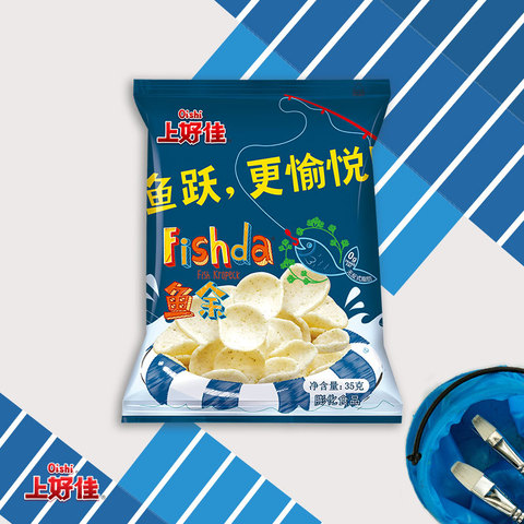 上好佳鱼余35g/包膨化休闲食品