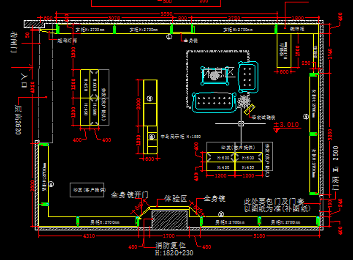专卖店商场柜台展览展厅展台设计3dmax效果图cad施工图制作代画