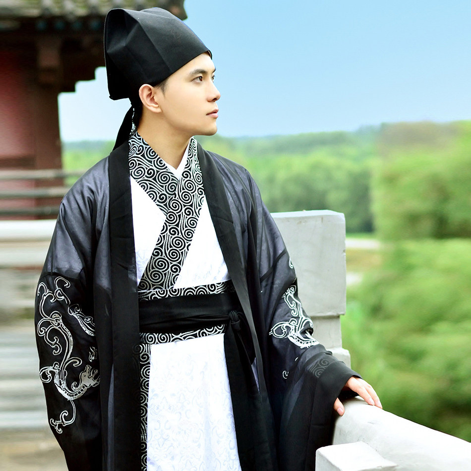 [如梦霓裳]汉服装直裾大袖衫