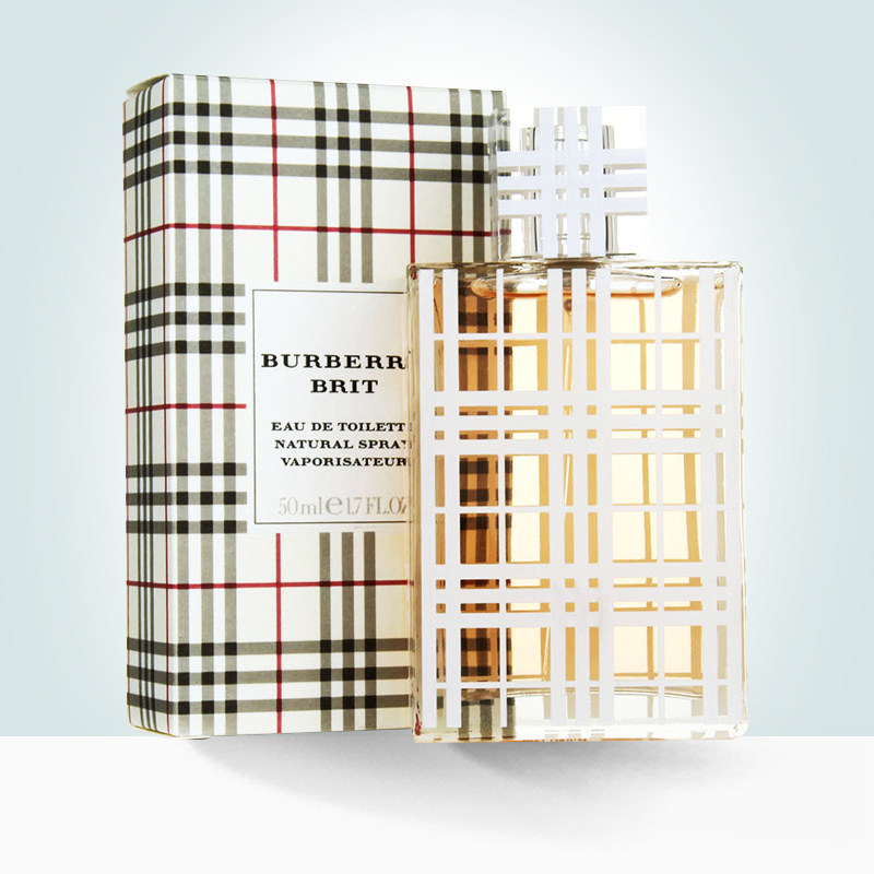 burberry博柏利英伦风格淡香水女士50ml持久清新优雅气质白格子
