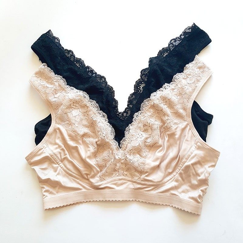 夏天真丝内衣女文胸 超薄款 透气桑蚕丝舒适上托无钢圈睡眠乳罩