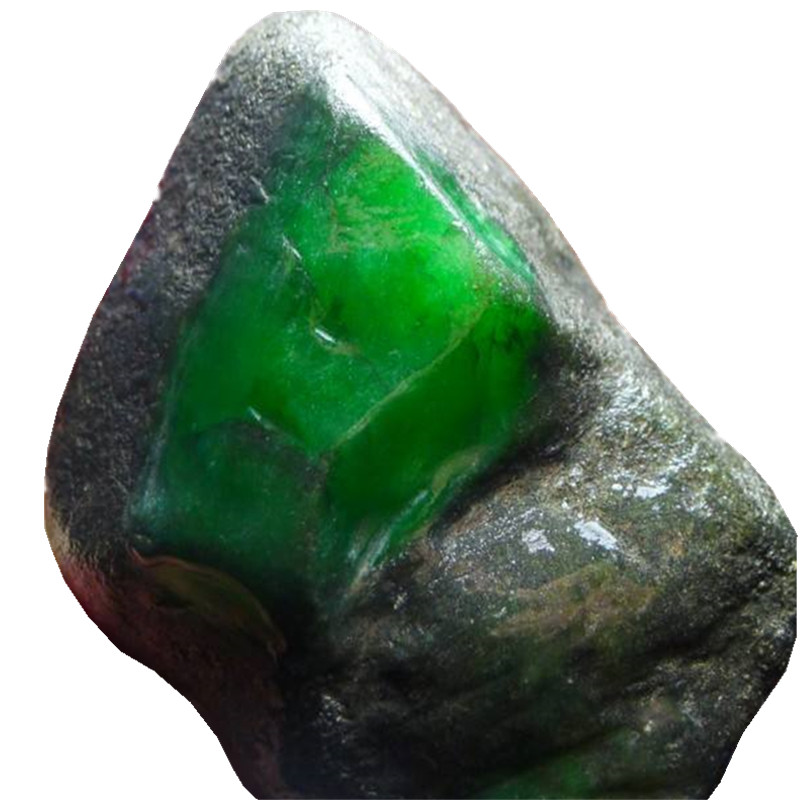 缅甸天然老坑翡翠原石冰种赌石玉石毛料色公斤料蒙头料会卡一元拍