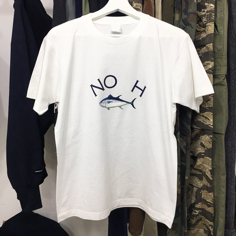 nuri努力工作室noah日本限定金枪鱼短袖t恤远征军十字架短t