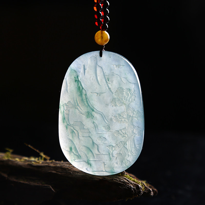 琢玉.一枚翡翠山水,读懂人生大智慧