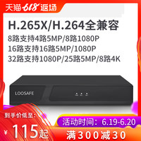 H.265X network DVR 4/8/16 way 1080p digital HD nvr network monitoring host home