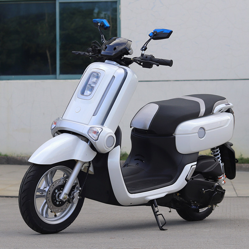 宝雕全新e酷110cc电喷踏板摩托车燃油女装助力车摩托车整车踏板车