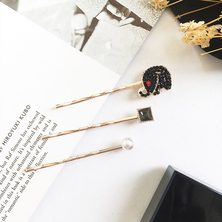 金属新款可爱u型夹细一字夹小对夹别刘海发饰发夹成人发卡子头饰