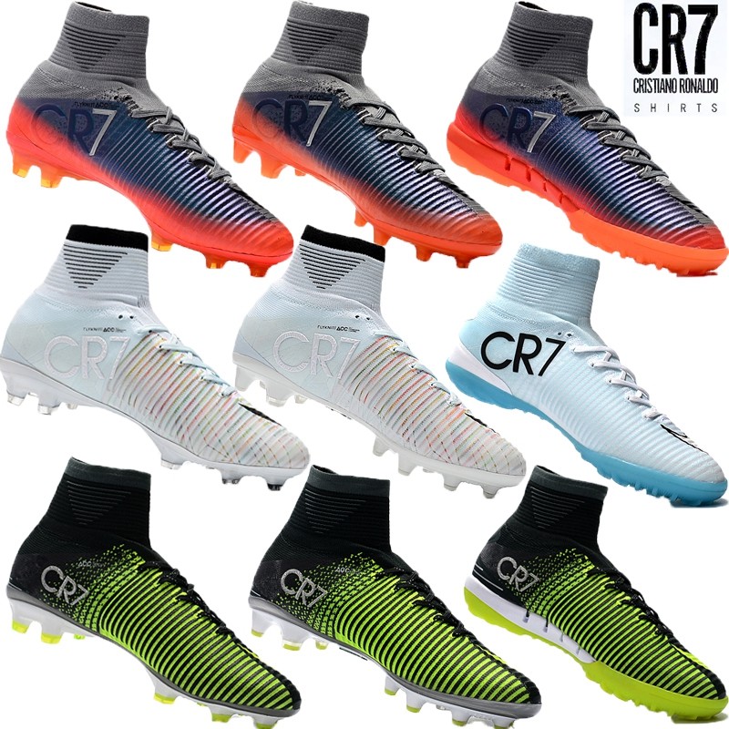 毒蜂足球鞋ag_c罗cr7足球鞋男高帮ag钉fg刺客11代内马尔tf碎钉儿童女