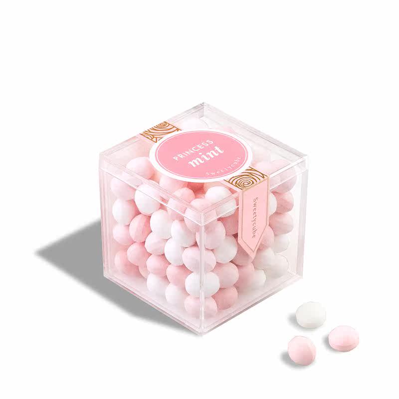 香体糖 盒装_sweetycube香体糖薄荷糖95g 约会糖果