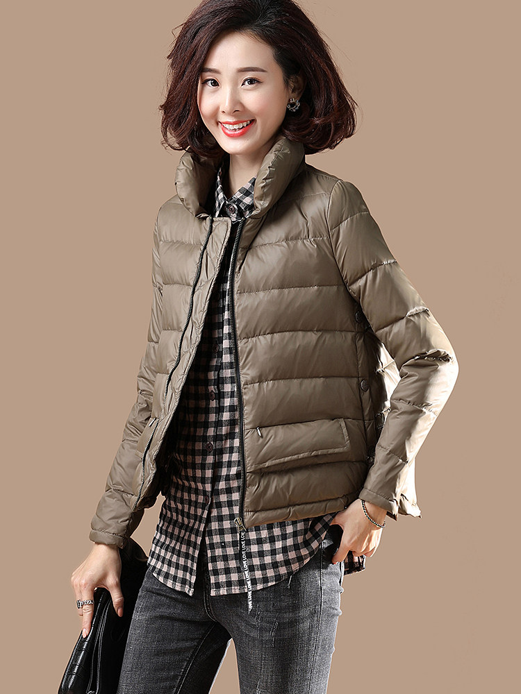 宽松版羽绒服女_羽绒服女短款加厚短装 2018新款韩版潮品牌 宽松大码