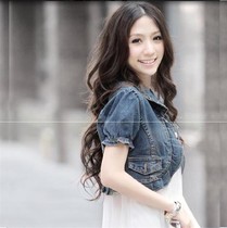 2019牛仔披肩小外套夏季薄款上衣百搭学生坎肩女短款搭配裙子新款