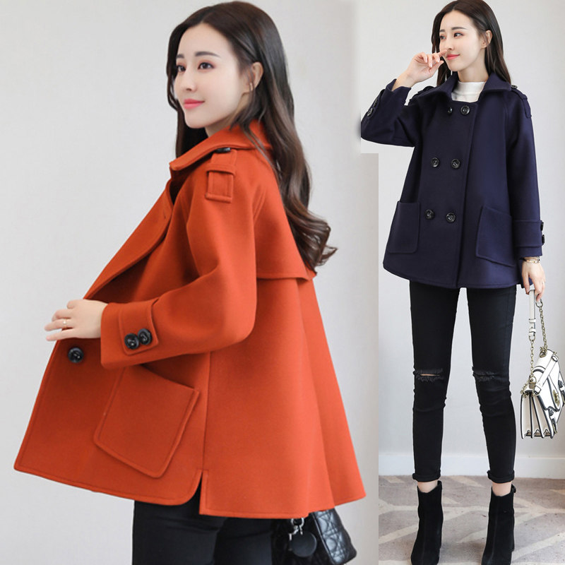 特价女毛呢外套新款短款