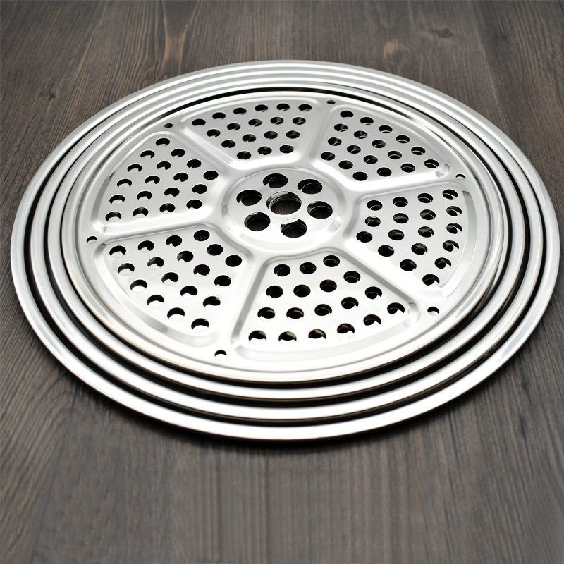 蒸锅篦子 304不锈钢_18/10不锈钢蒸格304加厚蒸笼蒸屉家用篦子厨房24