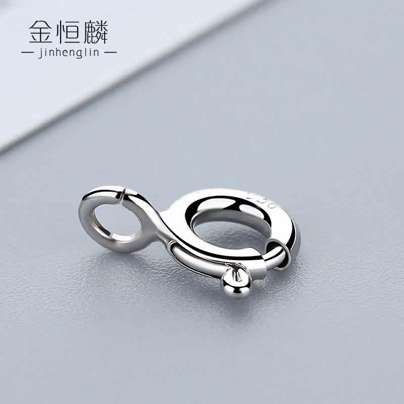 pt950铂金项链弹簧扣 铂金配件 金项链弹簧扣 项链扣pt999链扣