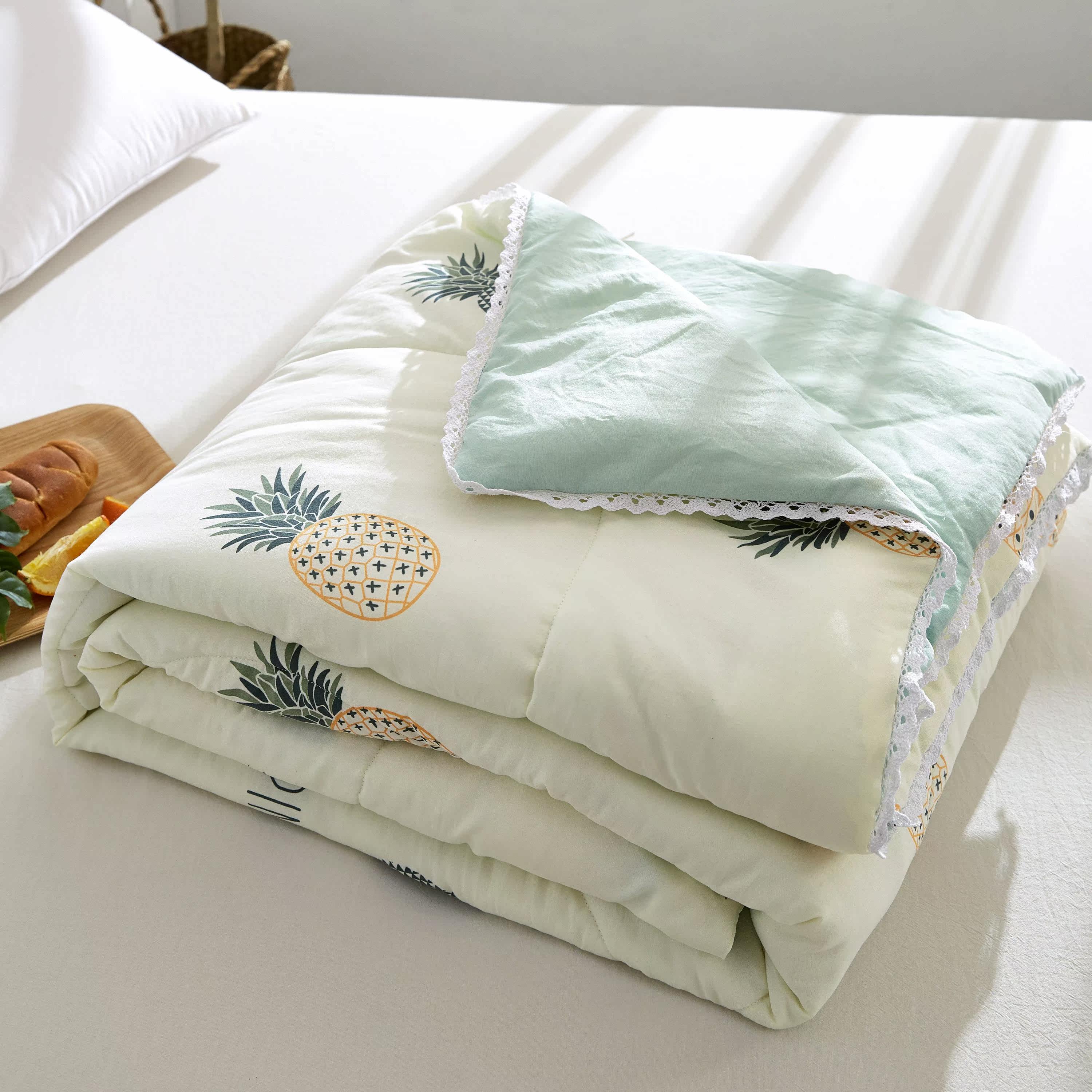 南方寝饰全棉夏凉被夏被空调被纯棉单人双人夏天薄被子春秋被芯