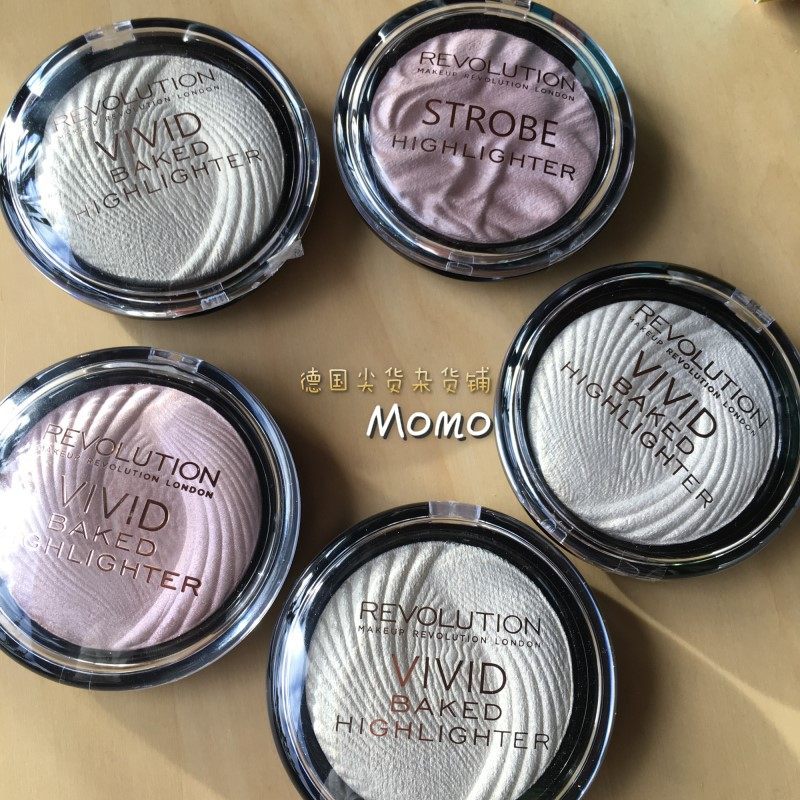 现货英国make up revolution vivid 贝壳纹高光 腮红 修容系列