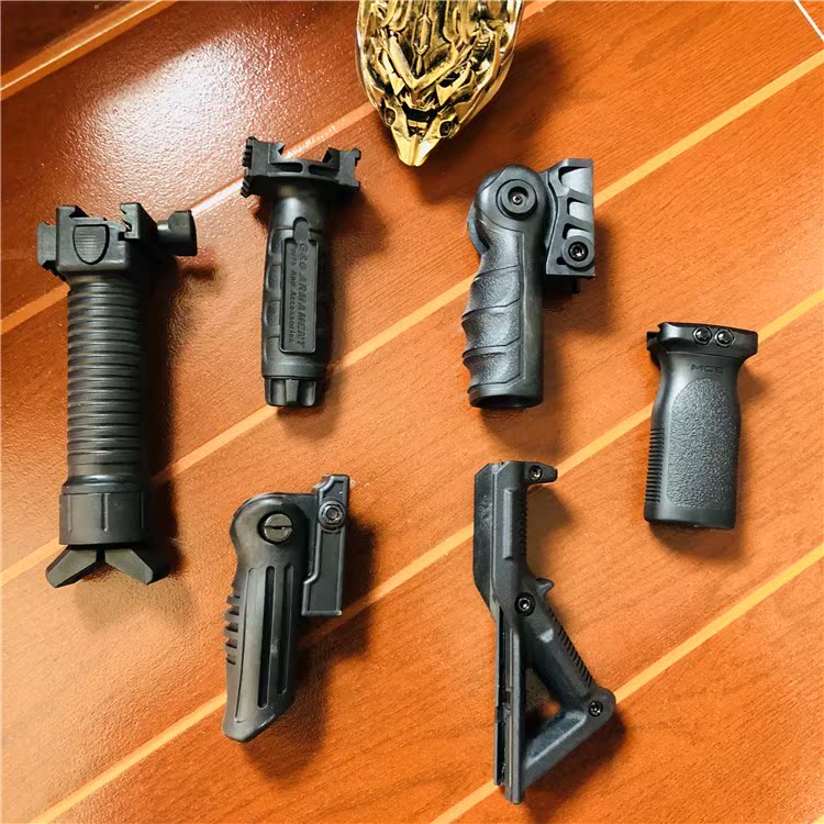 斯泰迪6代m4改装件_锦明8代尼龙前握把乐辉hk416配件m4下供八代斯泰迪