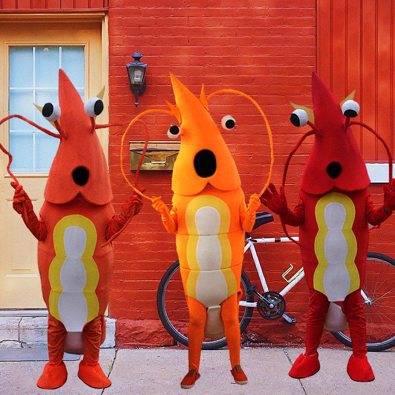 创意 生日礼物男生_小龙虾卡通动漫人偶服装行走成人广告演出道具头套