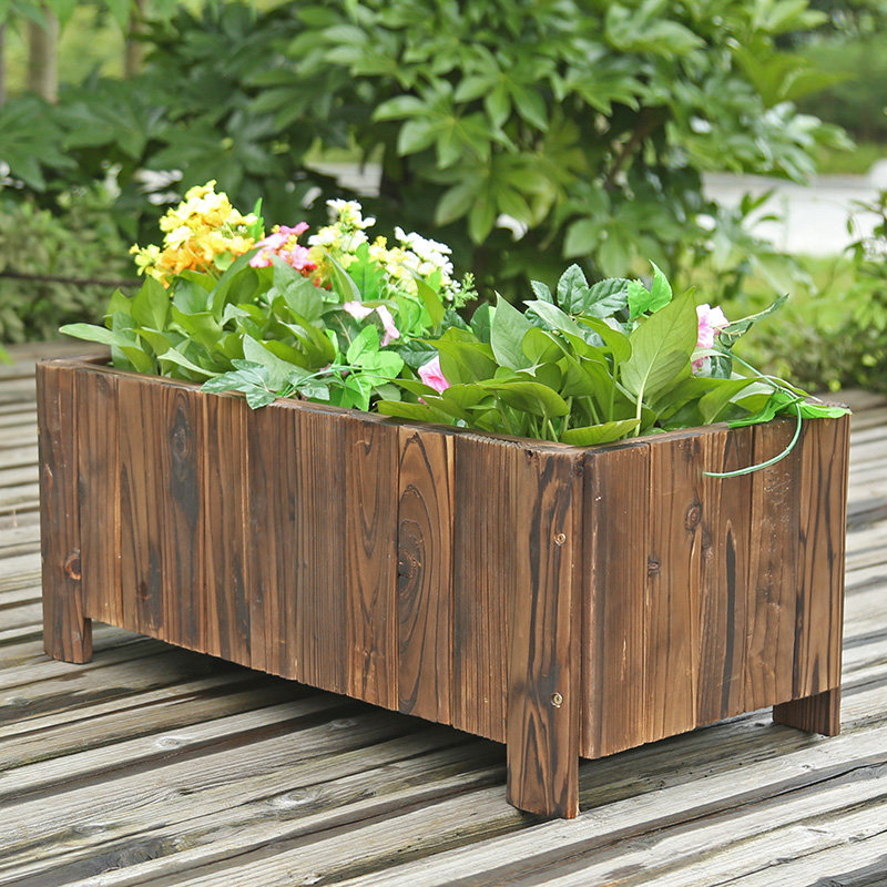 木长方形特大号花槽阳台蔬菜种植花园花箱庭院种菜盆种花花盆优惠券