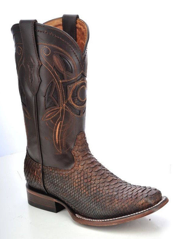 代购 竞技python西部靴牛仔靴子